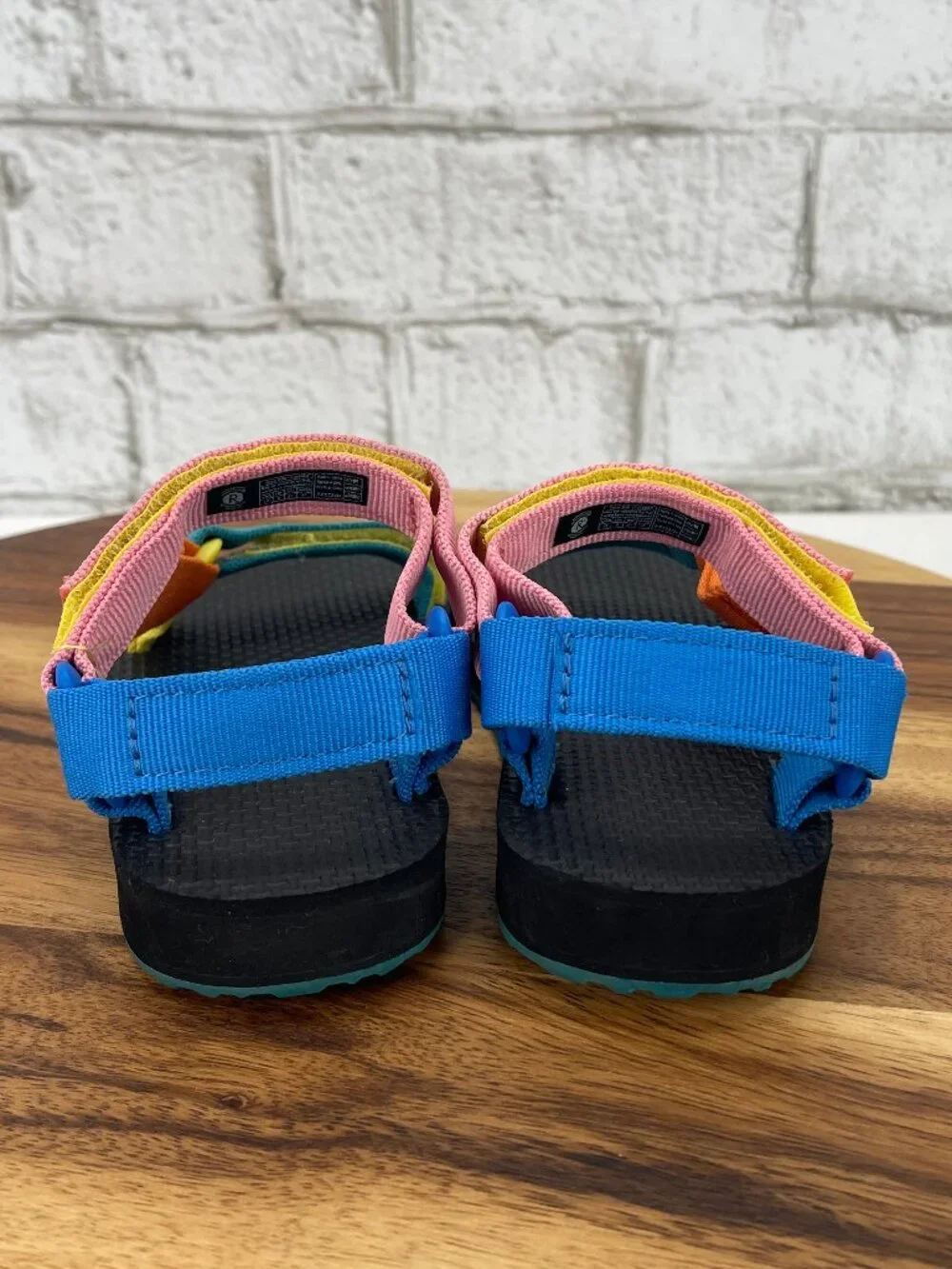 Teva Kids Original Universal 90s Multi Color Sz. 10 Adjustable Strappy Sandals